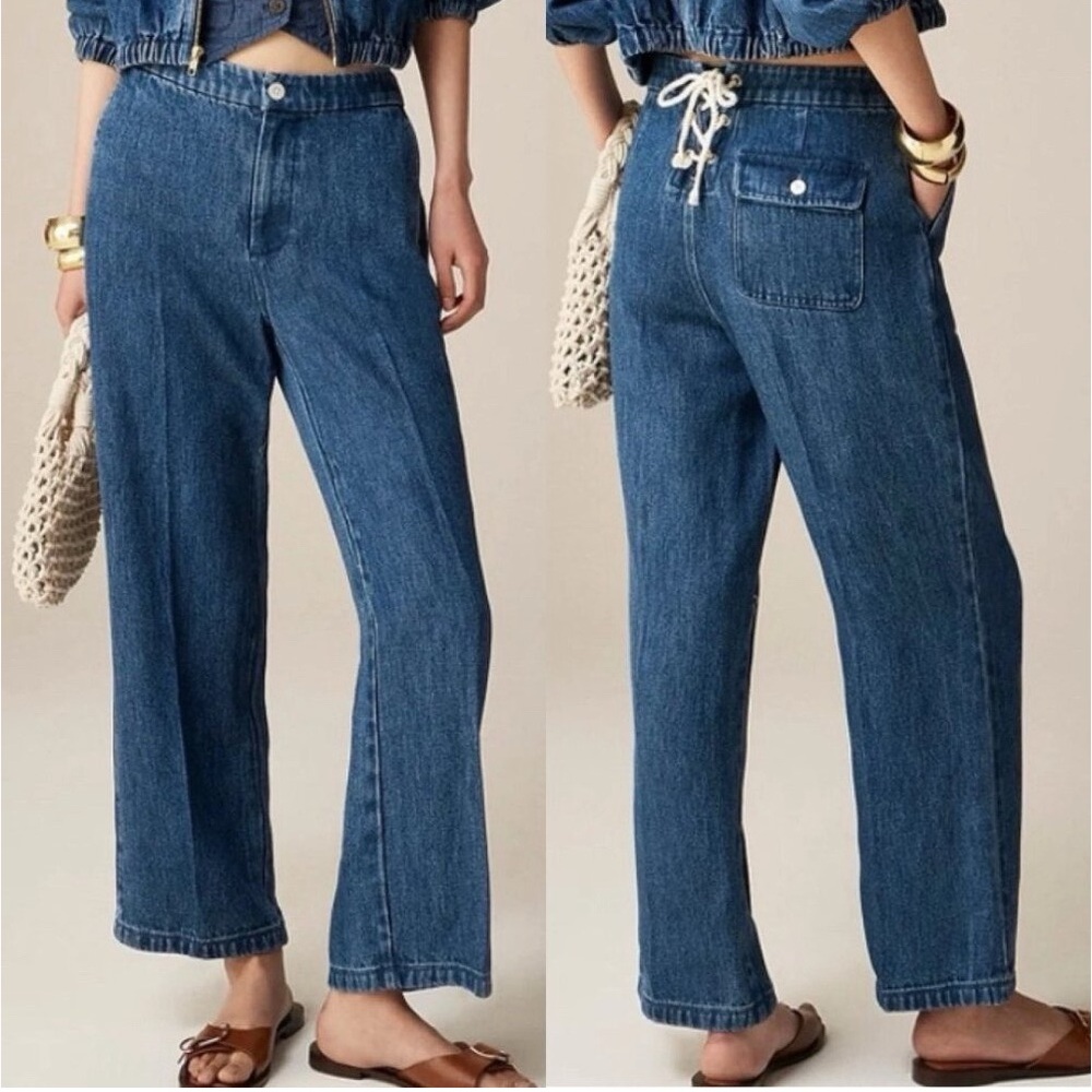 J. Crew Blue Flare & Wide Leg Jeans